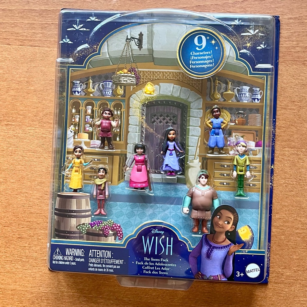 Disney Wish The Teens Pack 9 Characters Pack